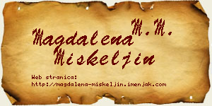 Magdalena Miškeljin vizit kartica